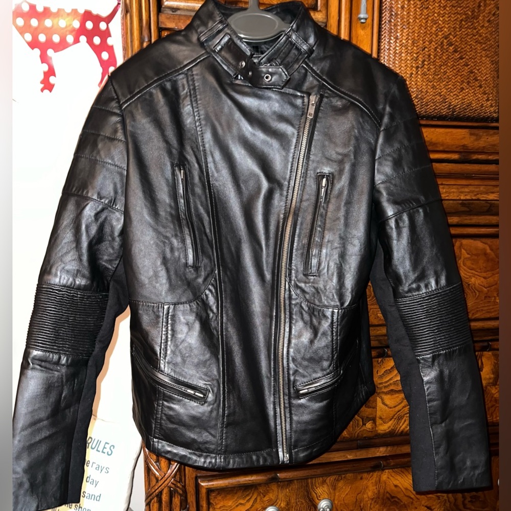 NWOT REAL LEATHER JACKET